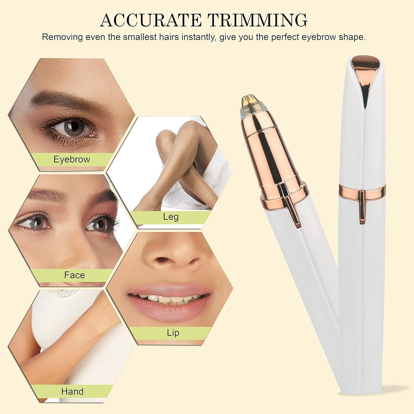 Portable Facial & Eyebrow Hair Remover