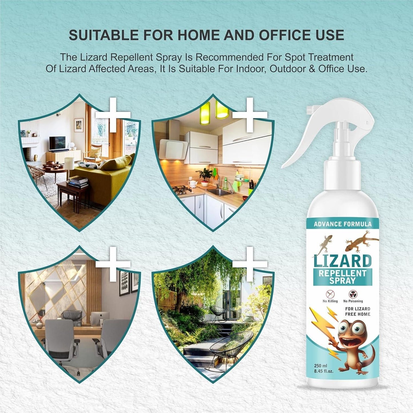 Advance Formula - Lizard Repellent Spray | 100% Natural | Buy 1 Get 1 FREE