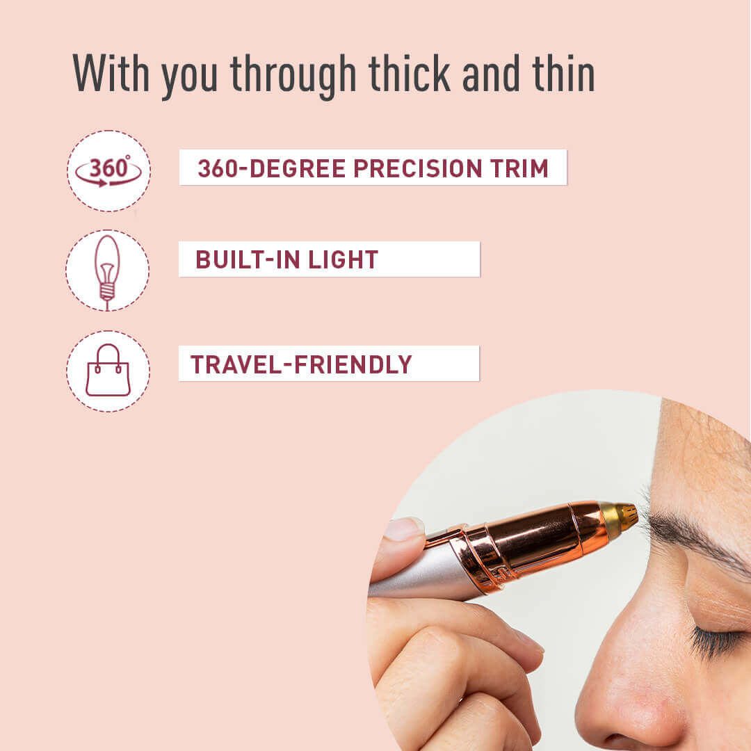 Portable Facial & Eyebrow Hair Remover