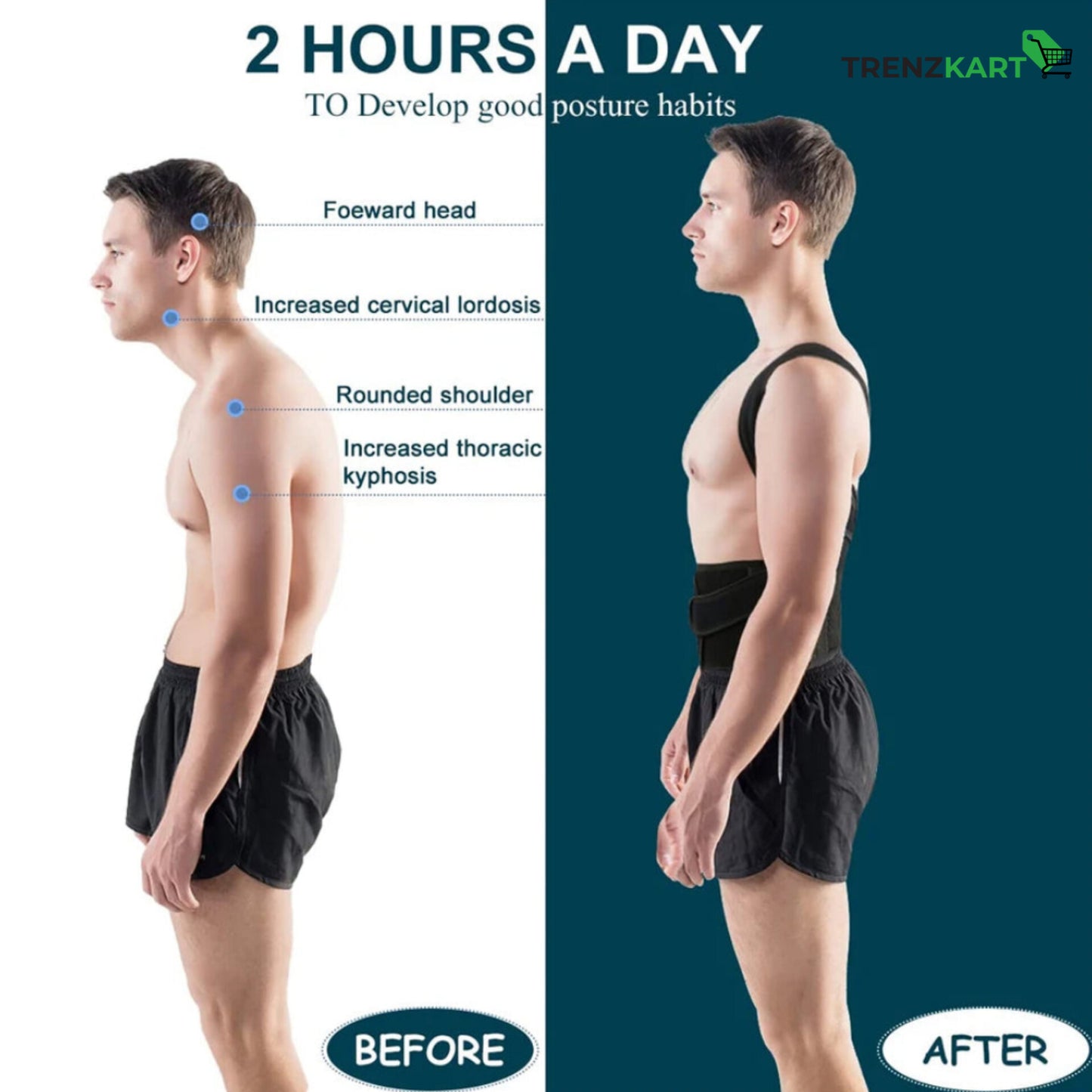 Posture Corrector For Men & Women (Universal Size)