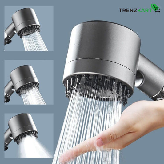 High Pressure 3-Setting Handheld filtration brush Shower head