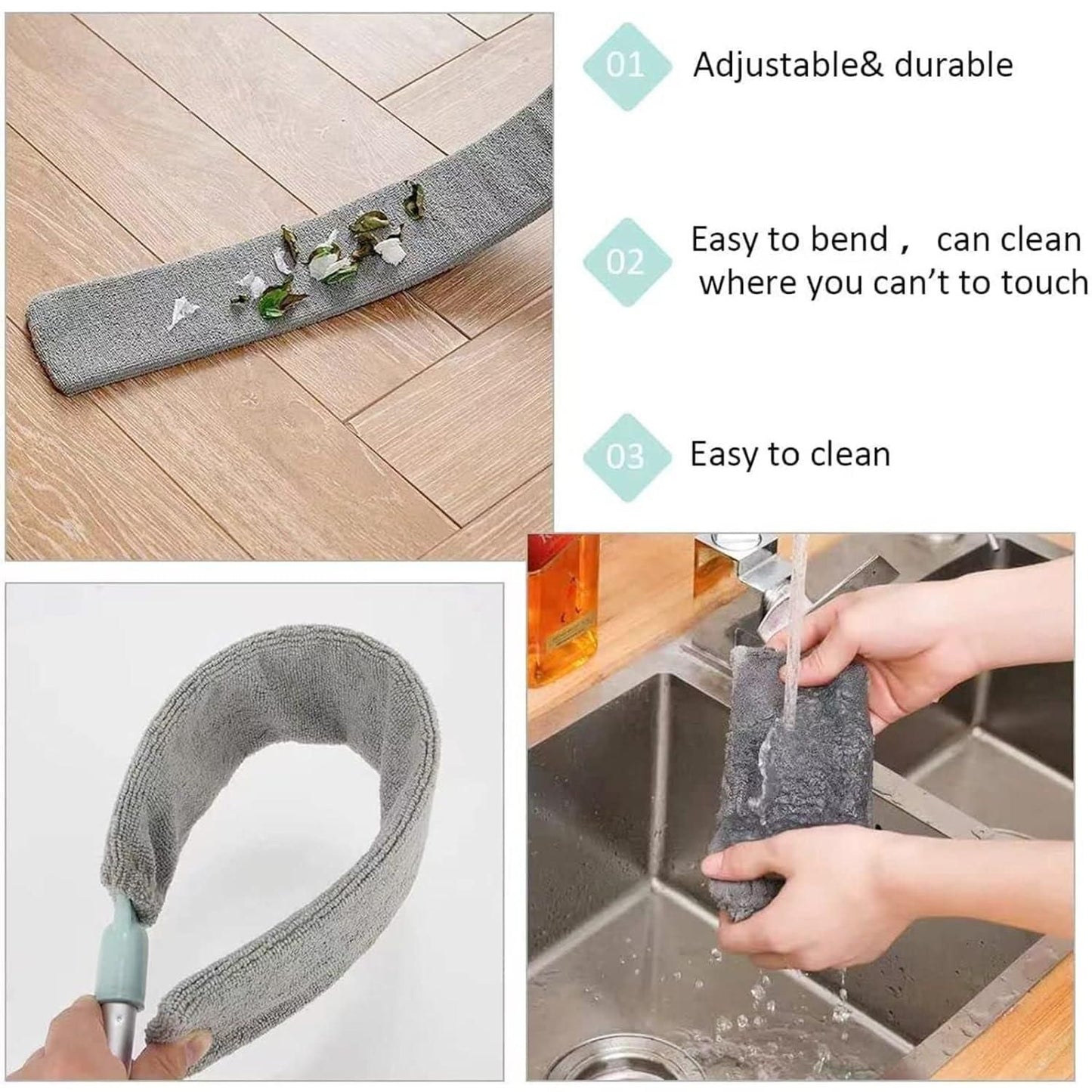 Flexible Telescopic Microfiber Duster – Perfect for Fans, Ceilings & Furniture