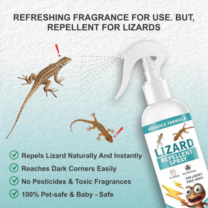 Advance Formula - Lizard Repellent Spray | 100% Natural | Buy 1 Get 1 FREE