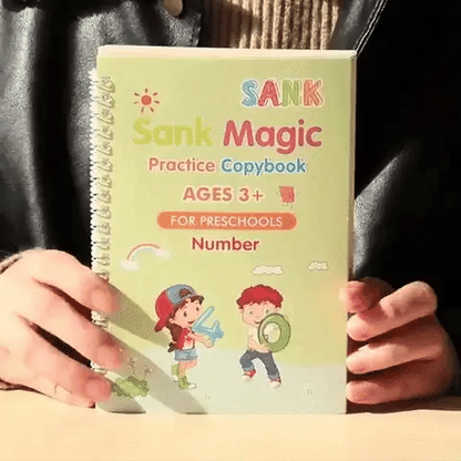 Magic LearnPad – Reusable Handwriting Book for Kids (4 Books)