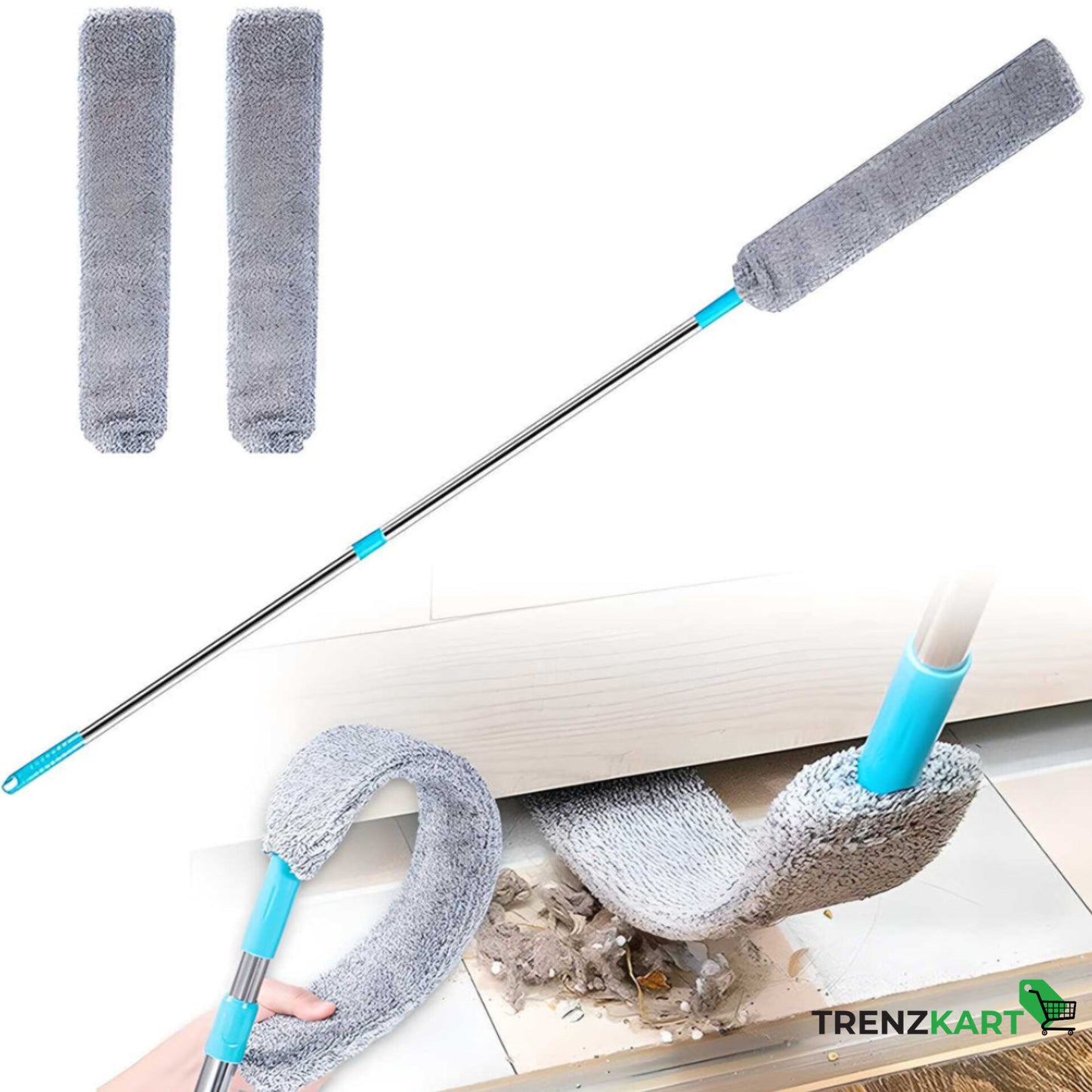 Flexible Telescopic Microfiber Duster – Perfect for Fans, Ceilings & Furniture