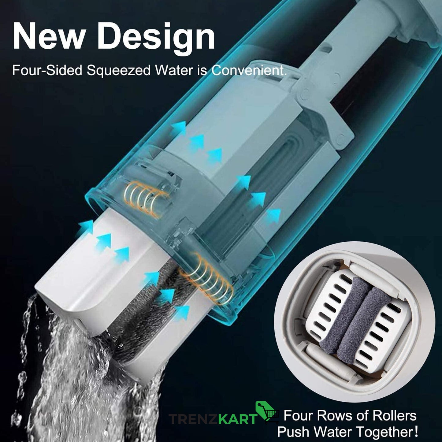 All-in-One Mop | Kitchen, Bathroom & Glass Cleaning